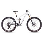 Cube STEREO ONE77 C:68X SLT - 29" Carbon Mountain Bike - 2025 - Metallicwhite / Grey