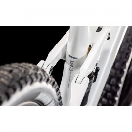 Cube STEREO ONE77 C:68X SLT - 29" Carbon Mountain Bike - 2025 - Metallicwhite / Grey